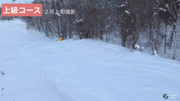 コンサドーレ仁木スキーパーク_2月上旬の上級コース2