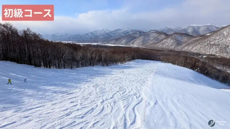 コンサドーレ仁木スキーパークの初級コース