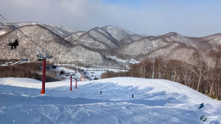コンサドーレ仁木スキーパークのゲレンデ風景