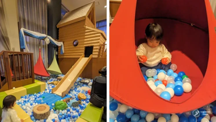 ホテルナトゥールヴァルト富良野に決めた理由その2は、屋内遊園(キッズスペース)があること