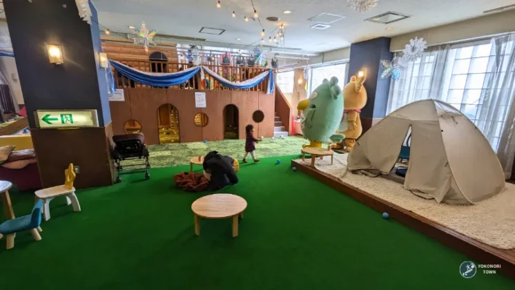 ホテルナトゥールヴァルト富良野に決めた理由その2は、屋内遊園(キッズスペース)があること